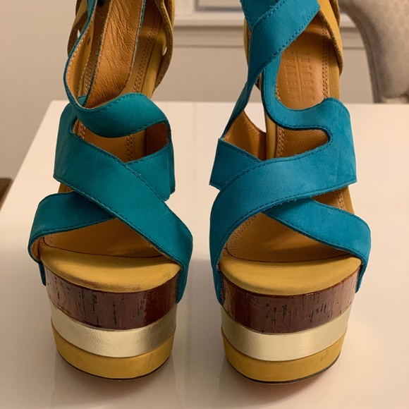 Eric rutberg | Shoes | Eric Rutberg Platform Wedge Sandals | Poshmark